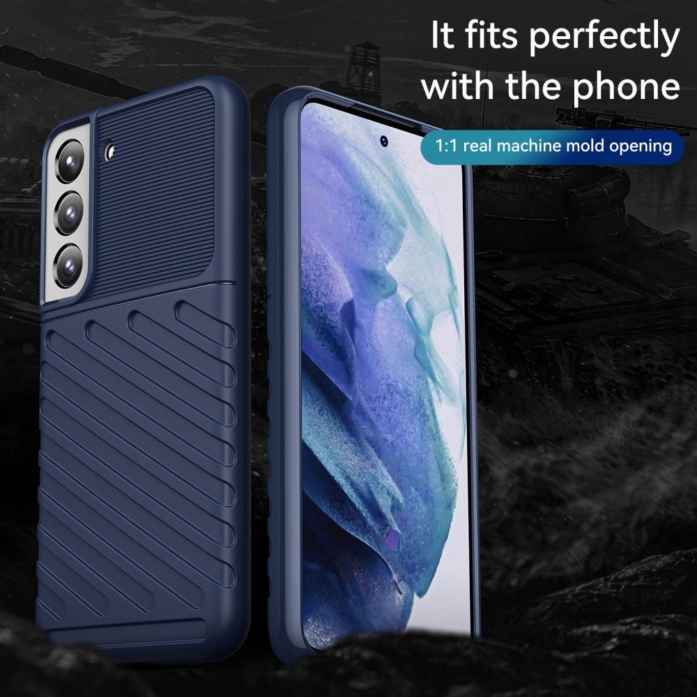 Samsung Galaxy S23 Skal Twill Textur Blå