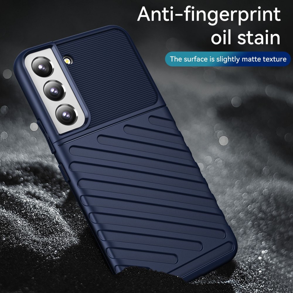  Samsung Galaxy S23 Skal Twill Textur Blå