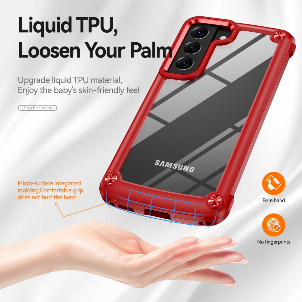  Samsung Galaxy S23 Skal Xtreme Shockproof Hybrid Röd