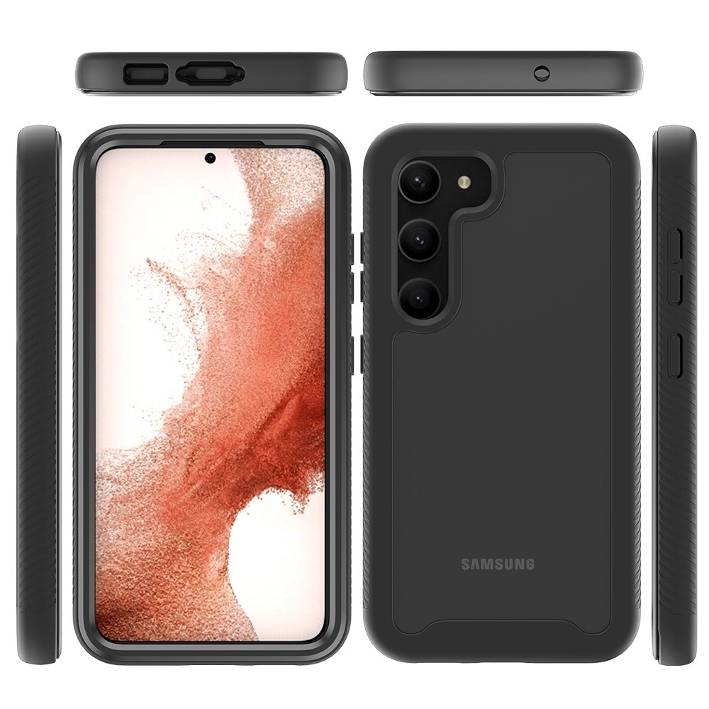  Samsung Galaxy S23 Skal Shockproof Hybrid Svart