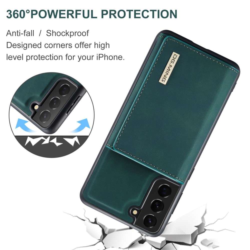 DG.MING DG.MING Galaxy S23 Skal Med Magnetisk Plånbok Grön
