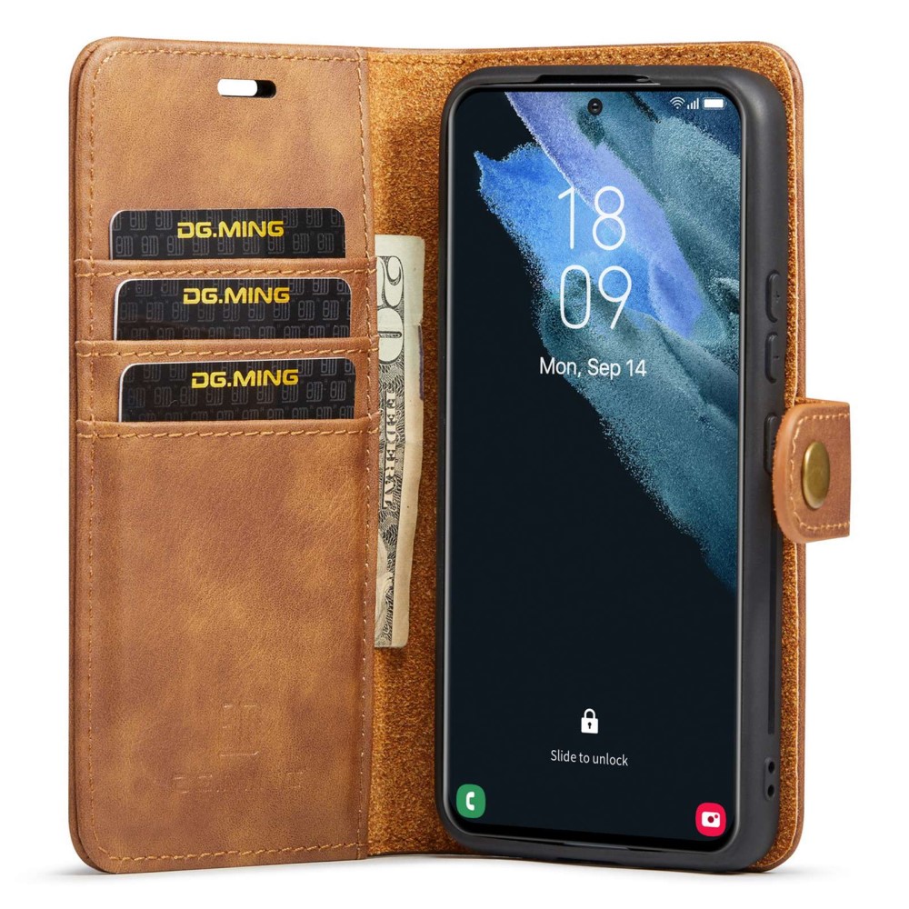 DG.MING DG.MING Samsung Galaxy S23 2in1 Magnet Fodral / Skal Brun
