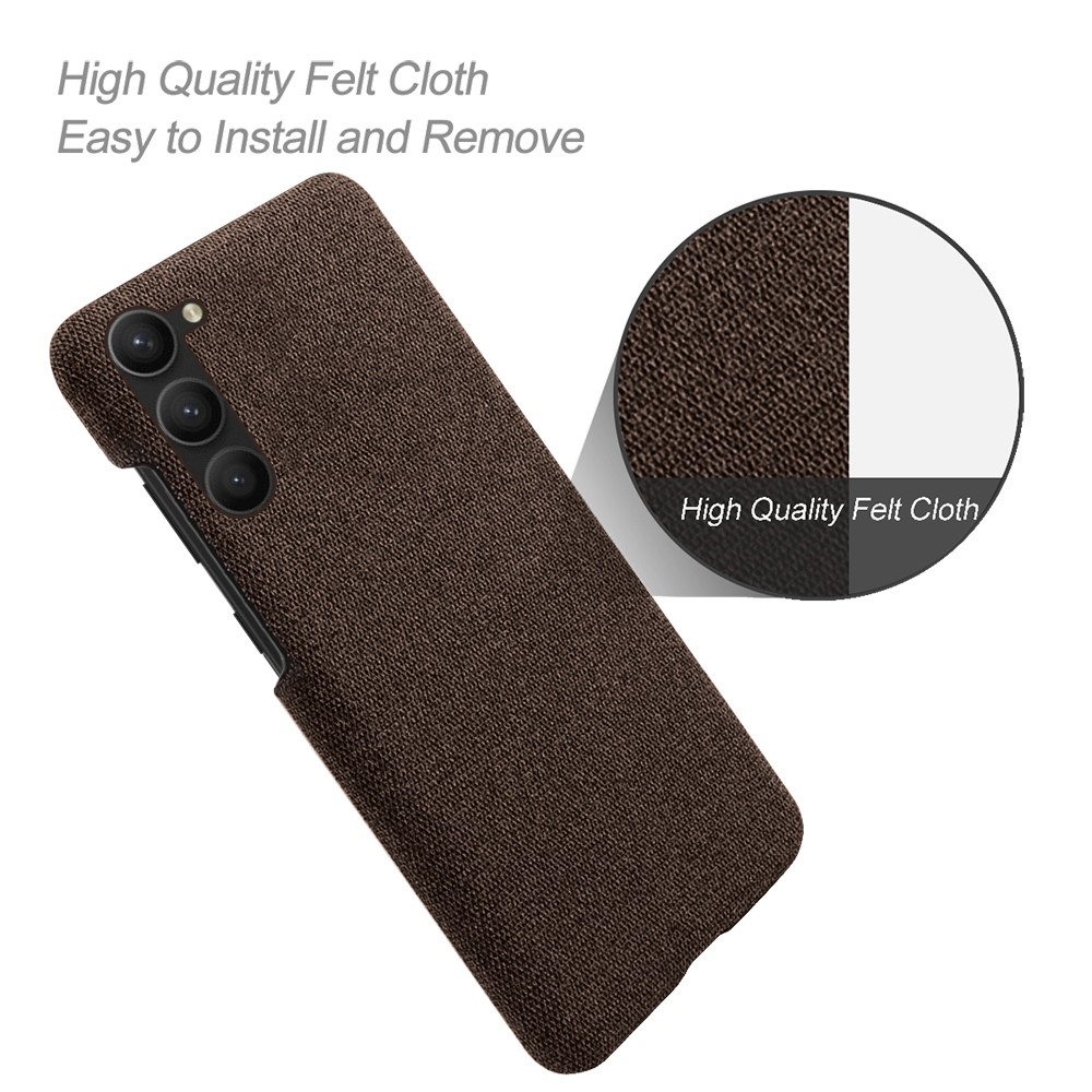 KSQ KSQ Samsung Galaxy S23 Skal Tygbelagt Brun