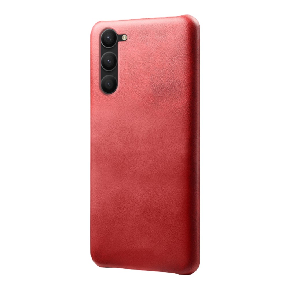 KSQ KSQ Samsung Galaxy S23 Skal Läderbelagt Röd