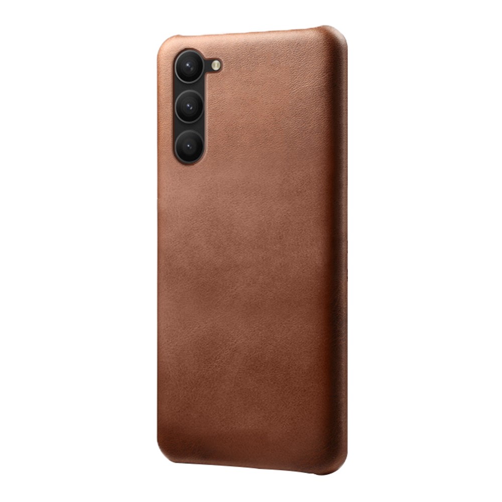 KSQ KSQ Samsung Galaxy S23 Skal Läderbelagt Brun