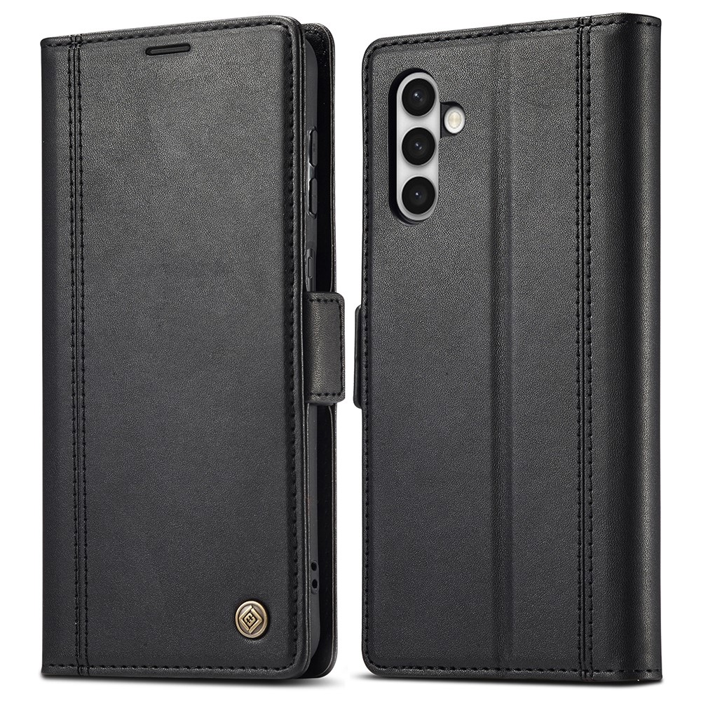 LC.IMEEKE LC.IMEEKE Samsung Galaxy S23 Fodral Läder Svart