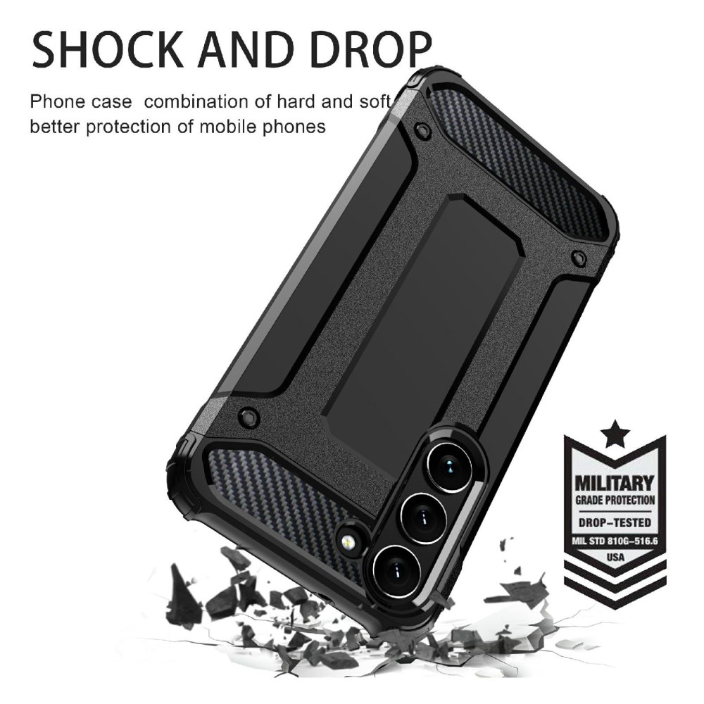 Samsung Galaxy S23 Skal Shockproof Armor Hybrid Mörk Blå