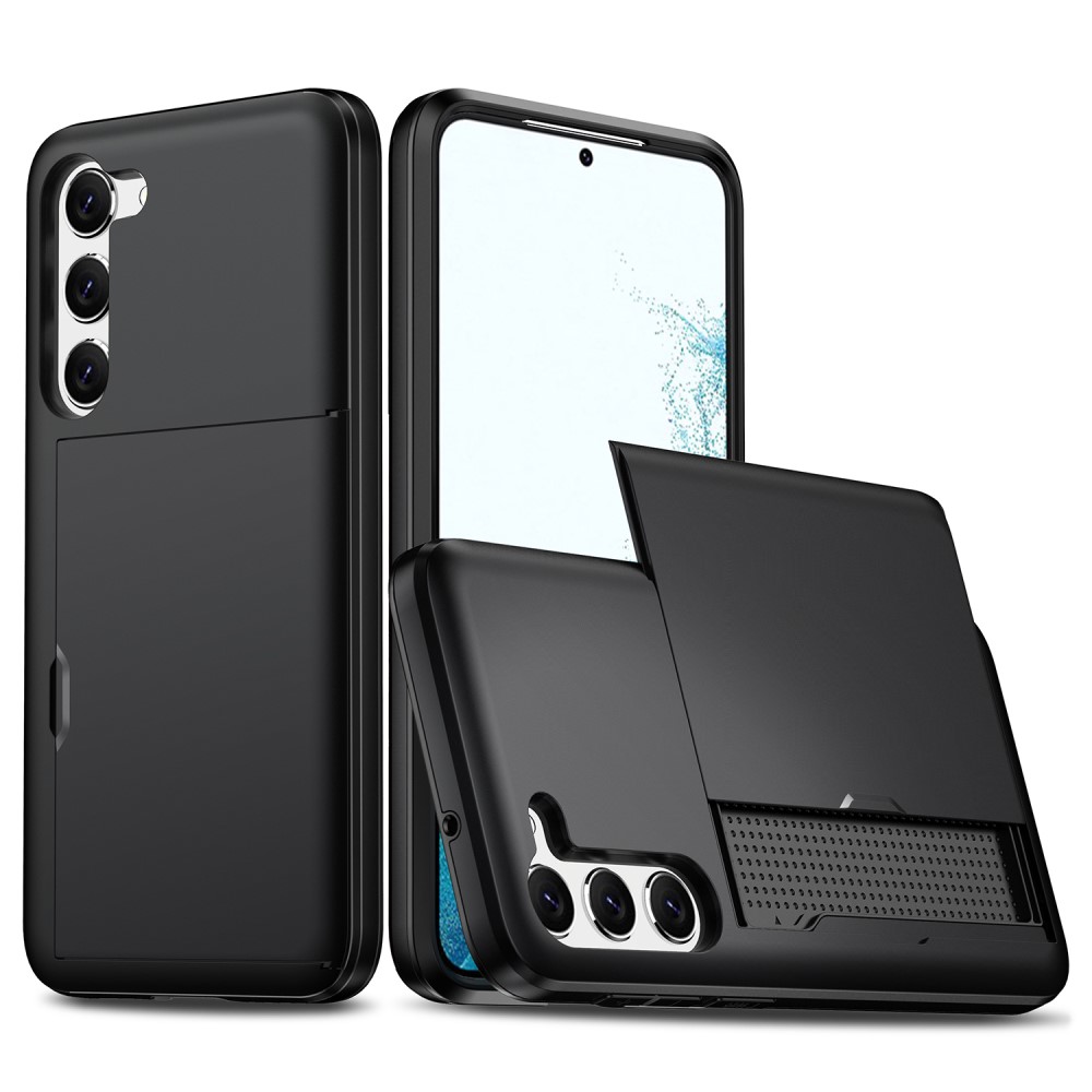  Samsung Galaxy S23 Skal Med Korthållare Svart