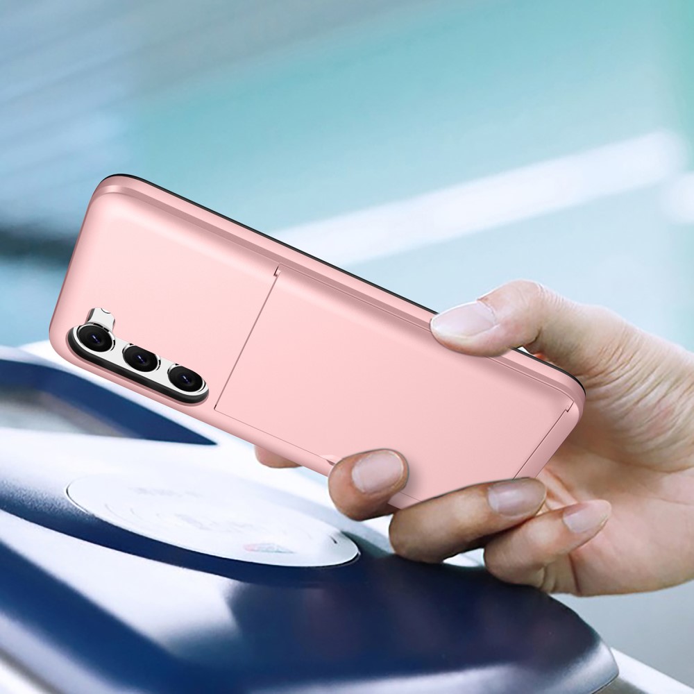  Samsung Galaxy S23 Skal Med Korthållare Blå