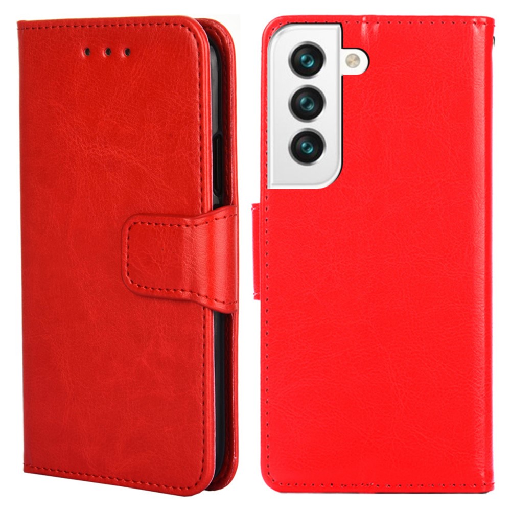  Samsung Galaxy S23 Fodral Läder Röd