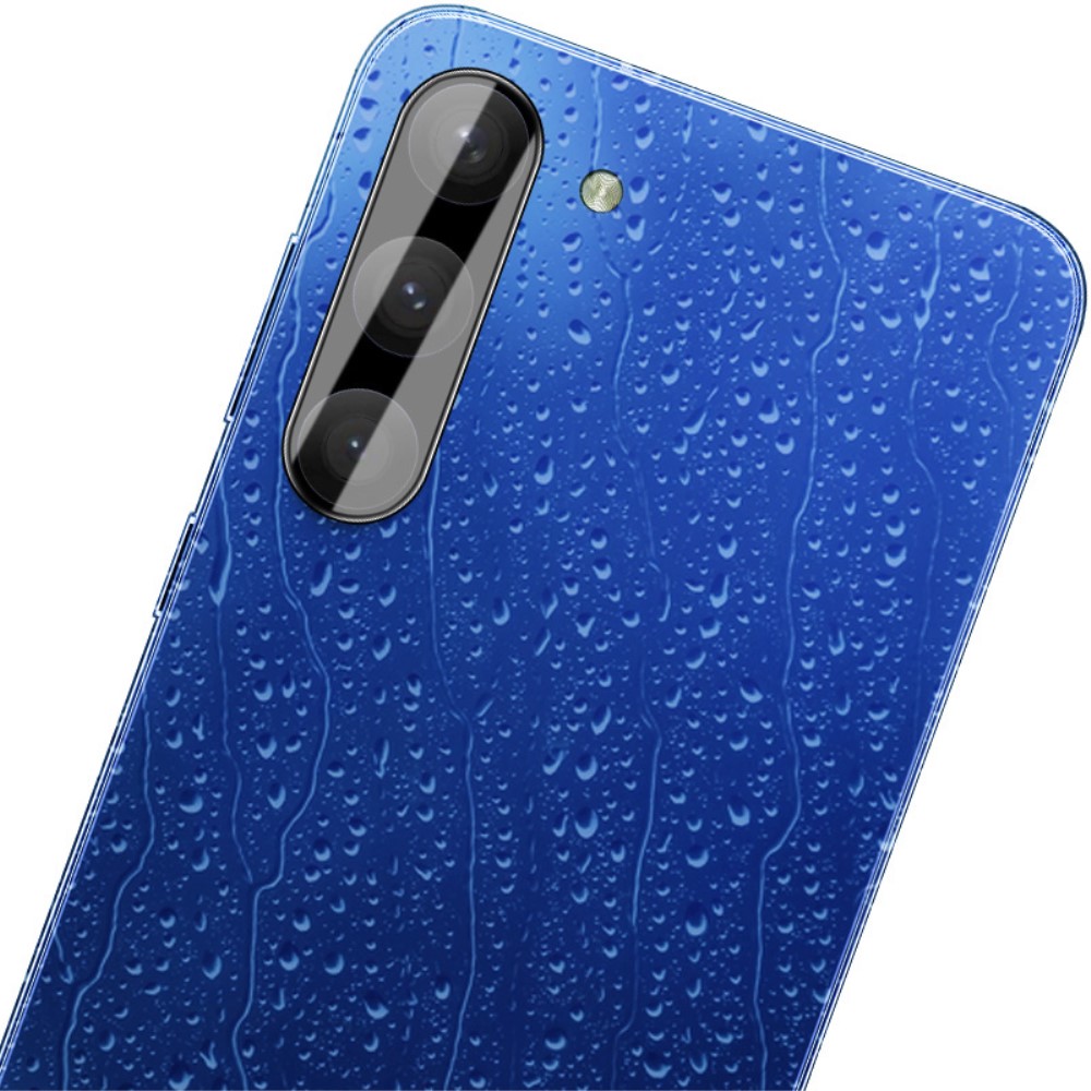 IMAK IMAK Samsung Galaxy S23 / S23 Plus Linsskydd Härdat Glas/Akryl Svart