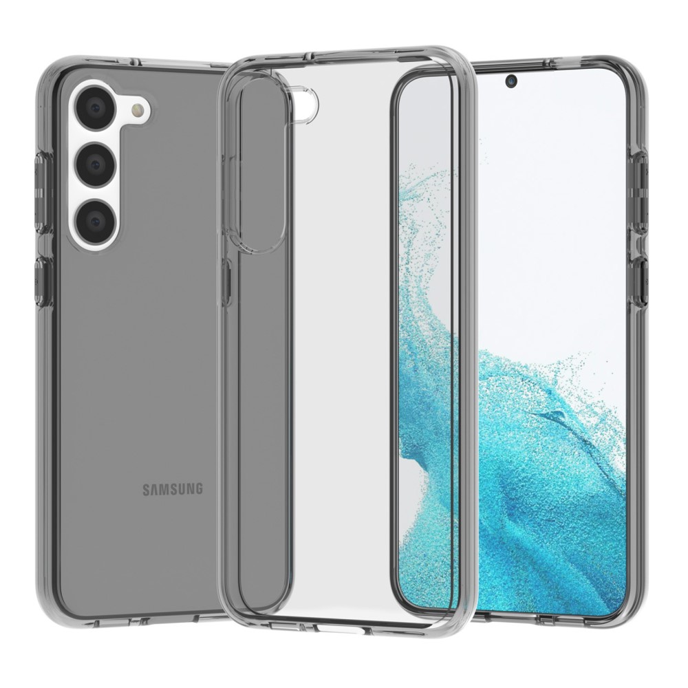  Samsung Galaxy S23 Plus Skal Hybrid Tonad Svart