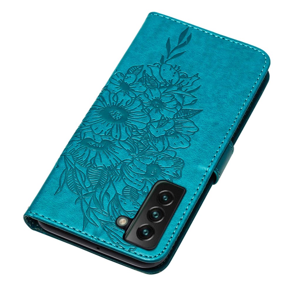  Samsung Galaxy S23 Plus Fodral Fjäril Blå