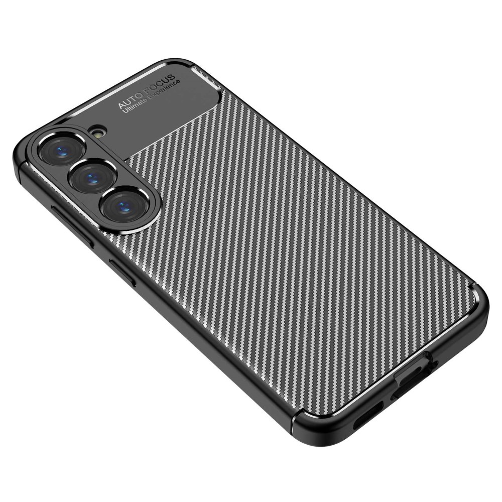  Samsung Galaxy S23 Plus Skal Kolfiber Textur Svart