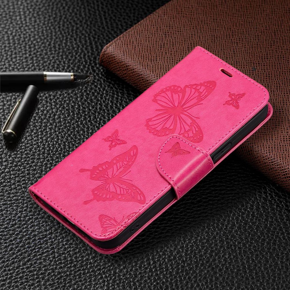  Samsung Galaxy S23 Plus Fodral Fjärilar Rosa