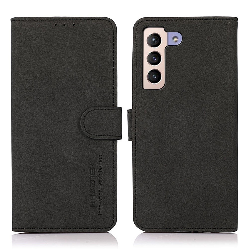 KHAZNEH KHAZNEH Samsung Galaxy S23 Plus Fodral Läder Svart