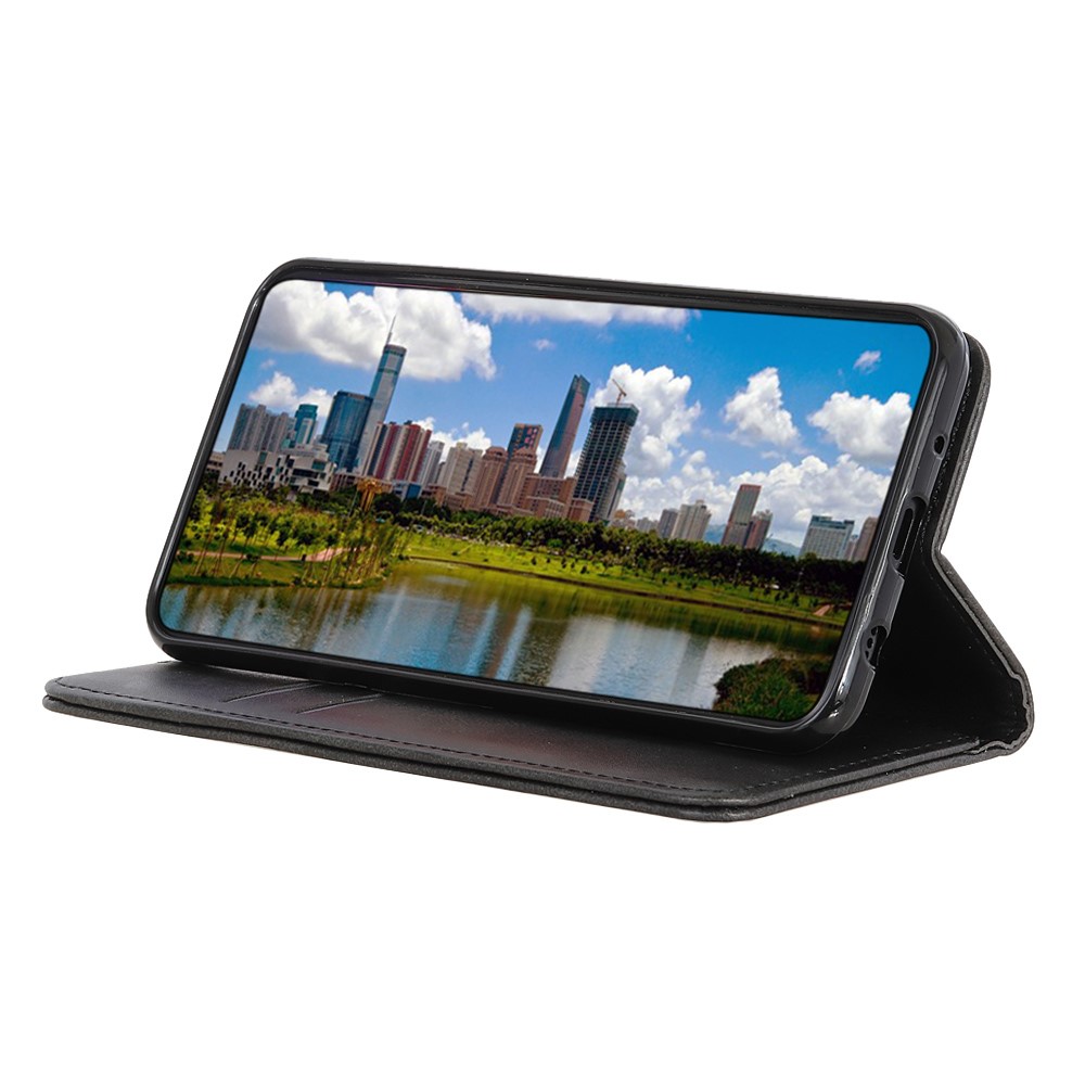  Samsung Galaxy S23 Plus Flip Fodral Split Läder Svart