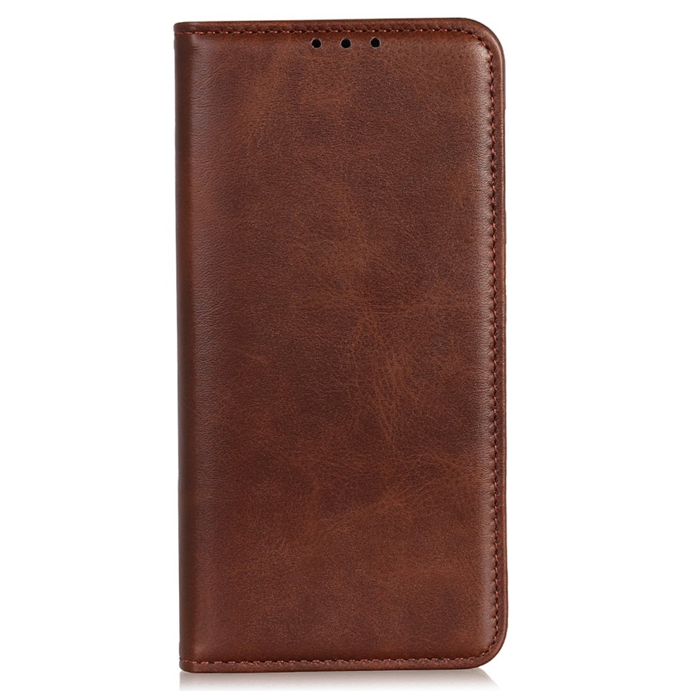  Samsung Galaxy S23 Plus Flip Fodral Split Läder Brun