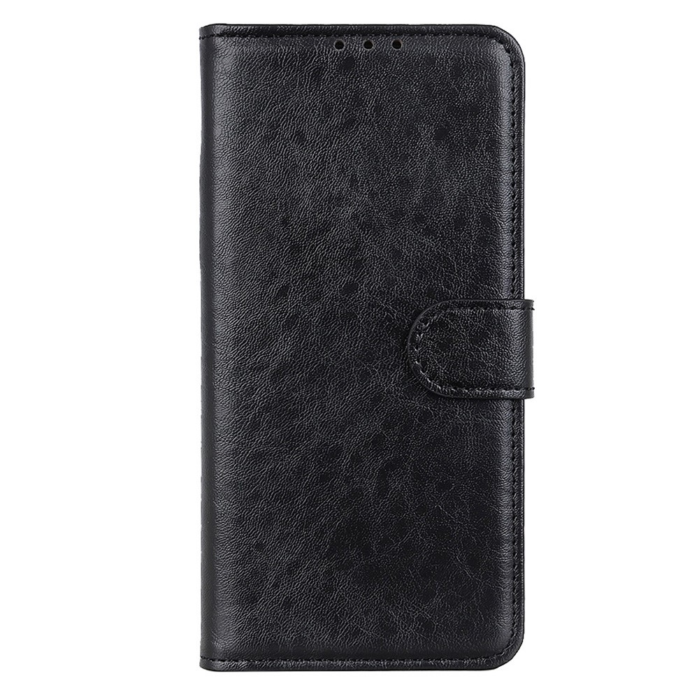  Samsung Galaxy S23 Plus Fodral Crazy Horse Läder Svart