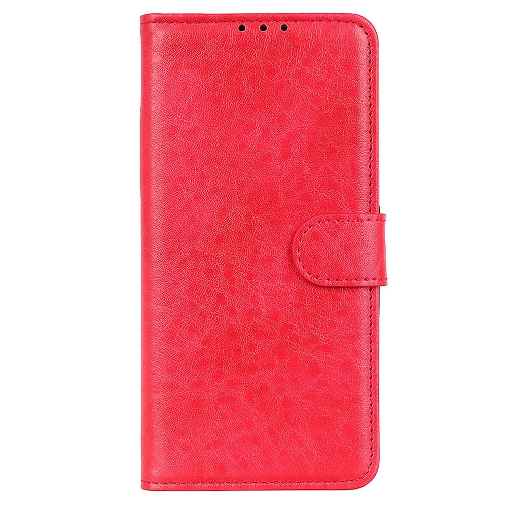  Samsung Galaxy S23 Plus Fodral Crazy Horse Läder Röd