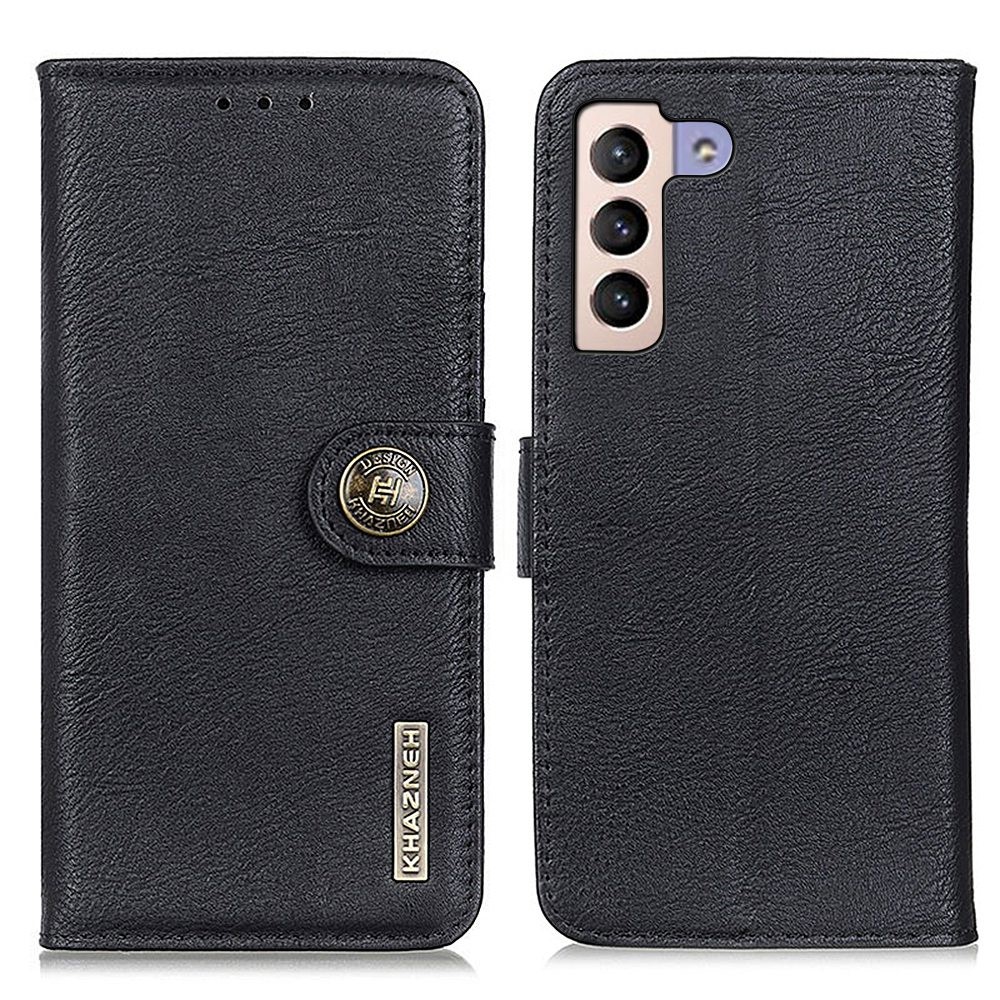 KHAZNEH KHAZNEH Samsung Galaxy S23 Plus Fodral Läder Svart