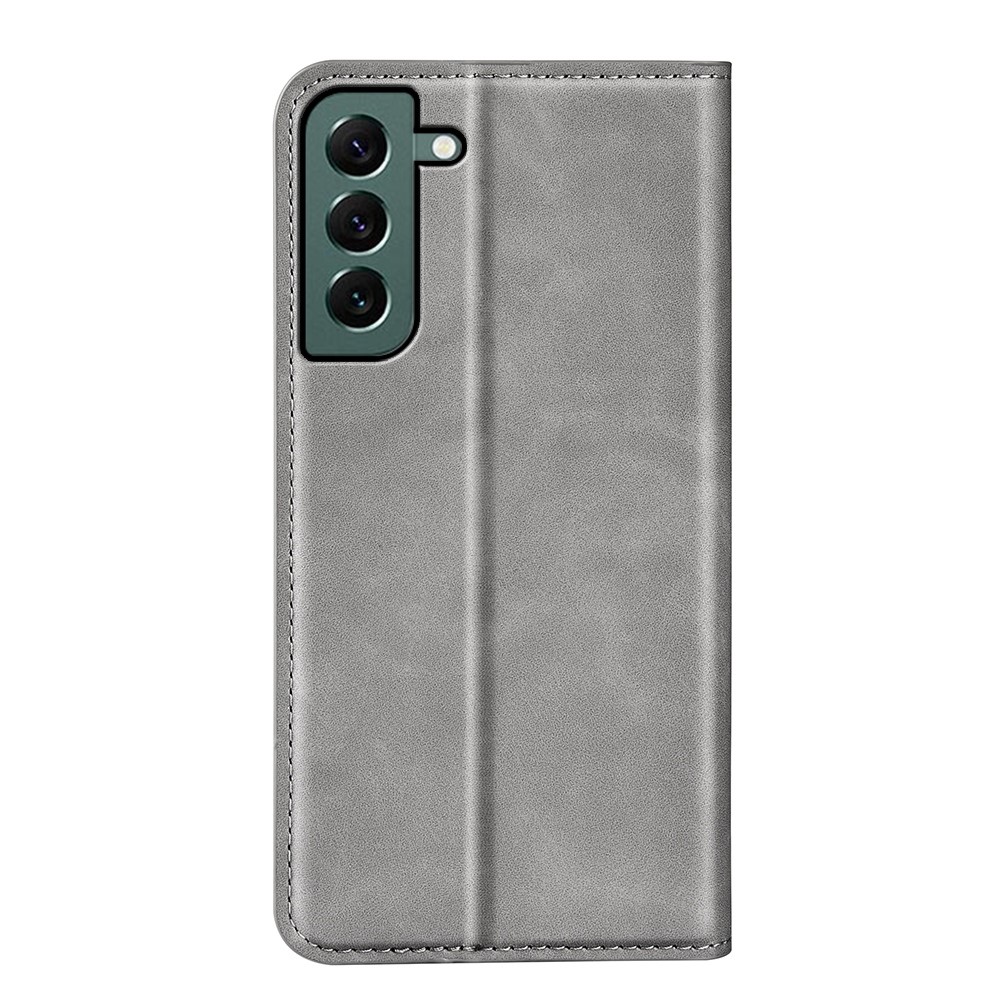  Samsung Galaxy S23 Plus Flip Fodral Skin Touch Grå