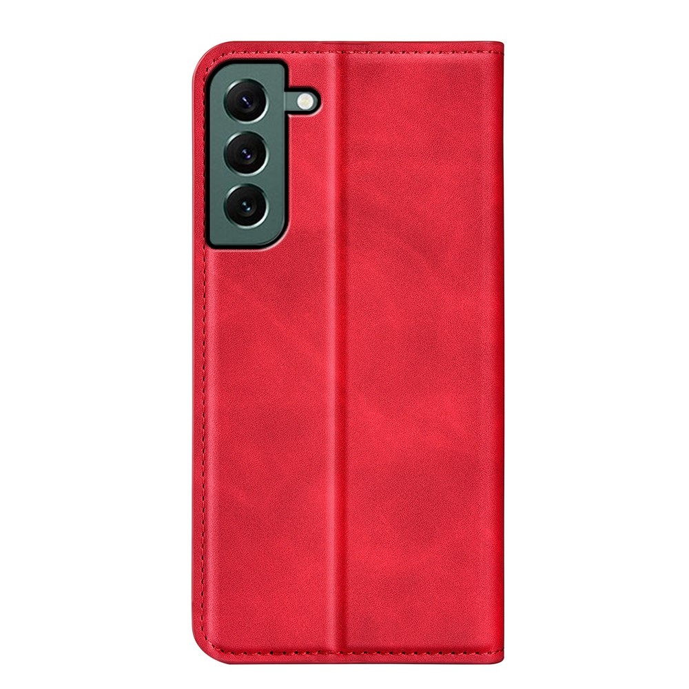  Samsung Galaxy S23 Plus Flip Fodral Skin Touch Röd