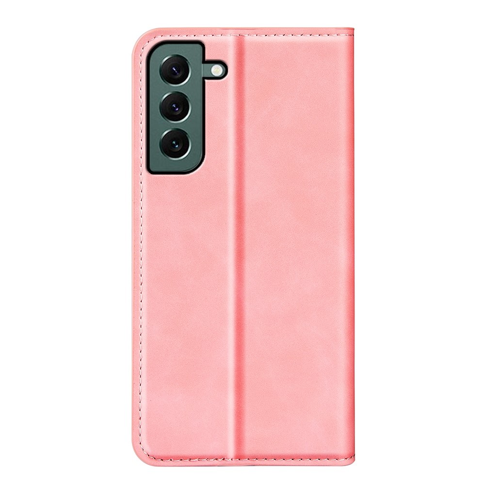  Samsung Galaxy S23 Plus Flip Fodral Skin Touch Ljus Rosa