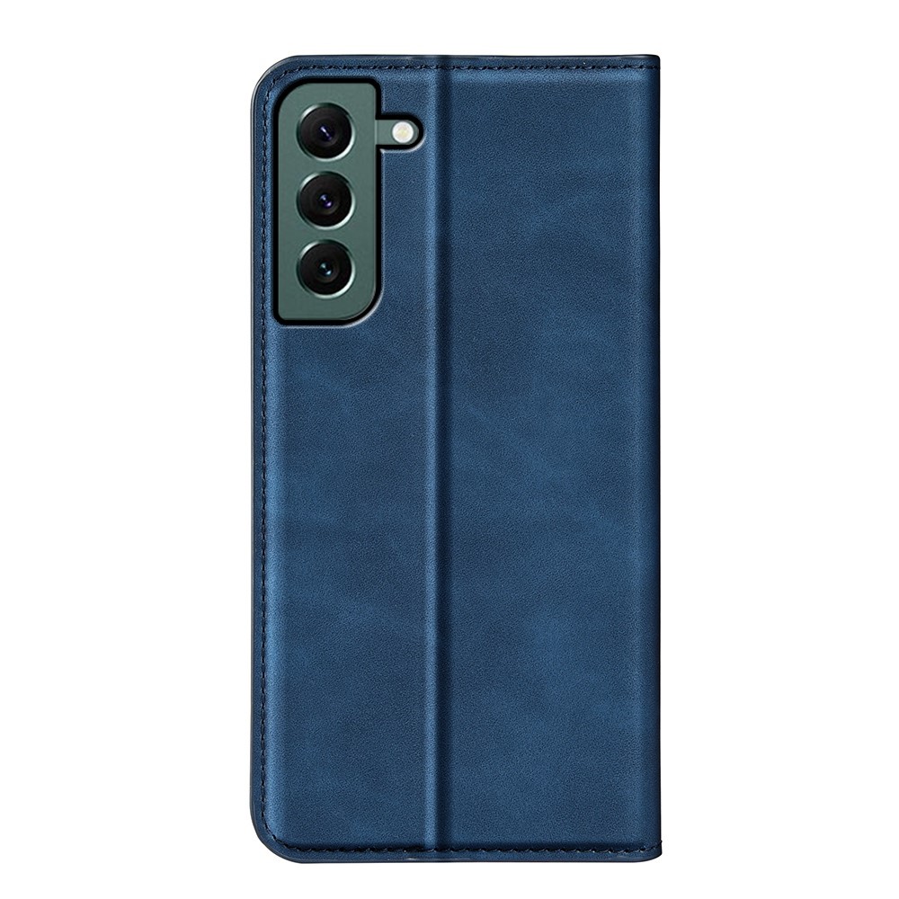  Samsung Galaxy S23 Plus Flip Fodral Skin Touch Blå