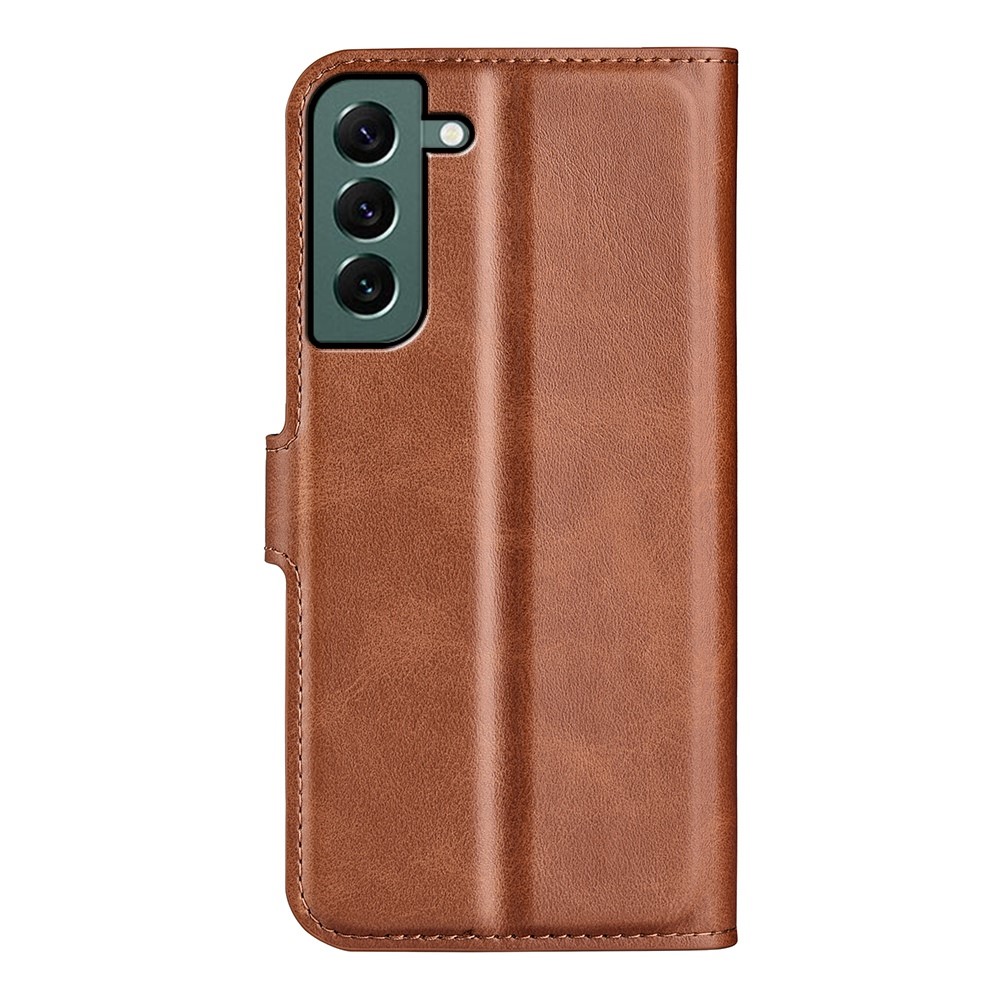  Samsung Galaxy S23 Plus Fodral Solid Läder Brun