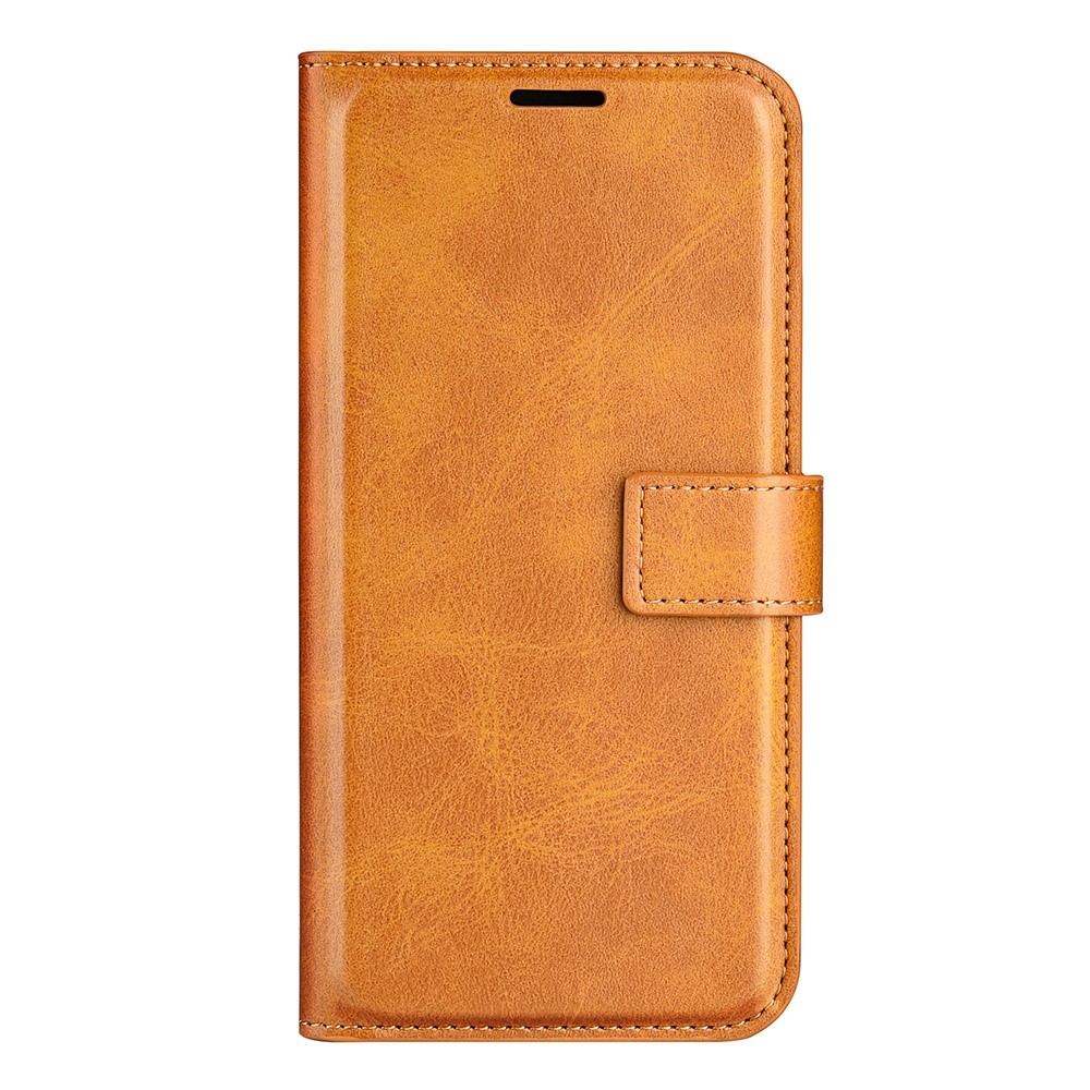  Samsung Galaxy S23 Plus Fodral Solid Läder Brun
