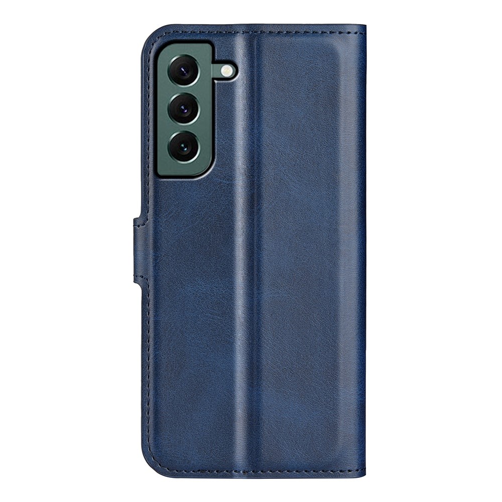  Samsung Galaxy S23 Plus Fodral Solid Läder Blå