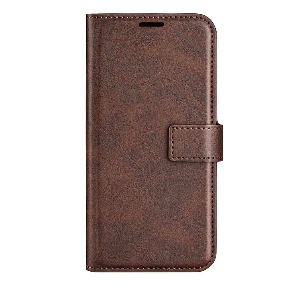 Samsung Galaxy S23 Plus Fodral Solid Läder Brun