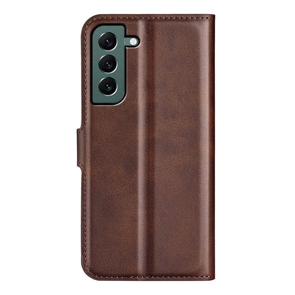  Samsung Galaxy S23 Plus Fodral Solid Läder Brun