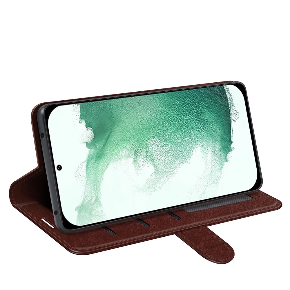  Samsung Galaxy S23 Plus Fodral Crazy Horse Brun