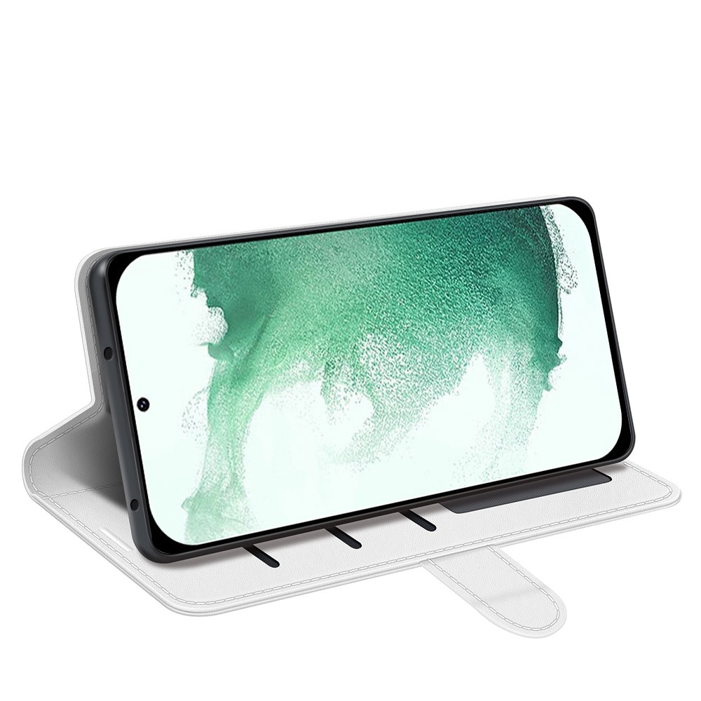  Samsung Galaxy S23 Plus Fodral Crazy Horse Vit