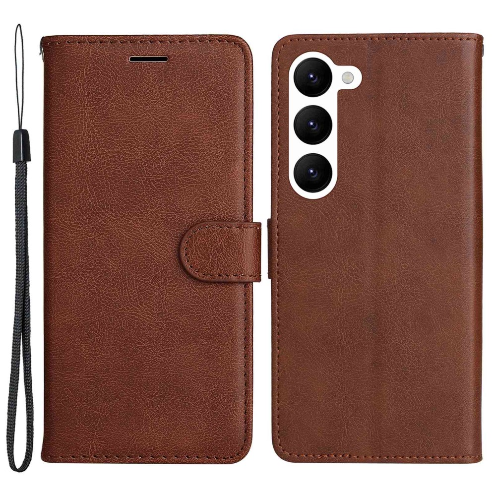  Samsung Galaxy S23 Plus Fodral Läder Brun