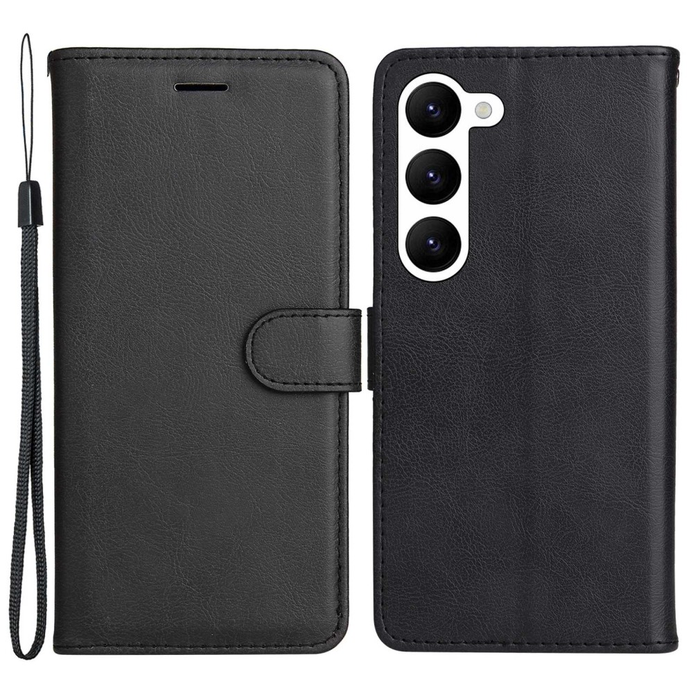  Samsung Galaxy S23 Plus Fodral Läder Svart