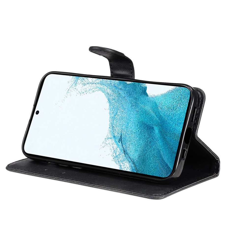  Samsung Galaxy S23 Plus Fodral Läder Svart