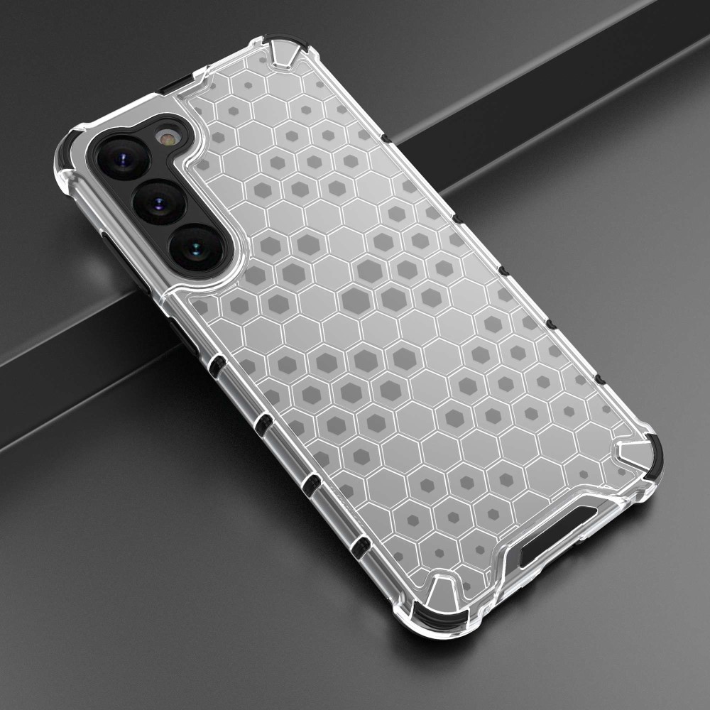  Samsung Galaxy S23 Plus Skal Honeycomb Hybrid Grå