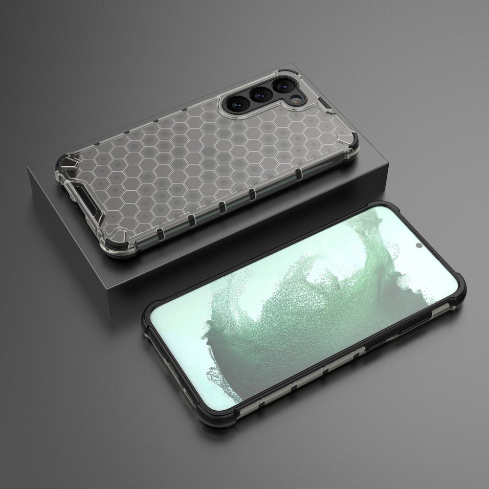  Samsung Galaxy S23 Plus Skal Honeycomb Hybrid Svart