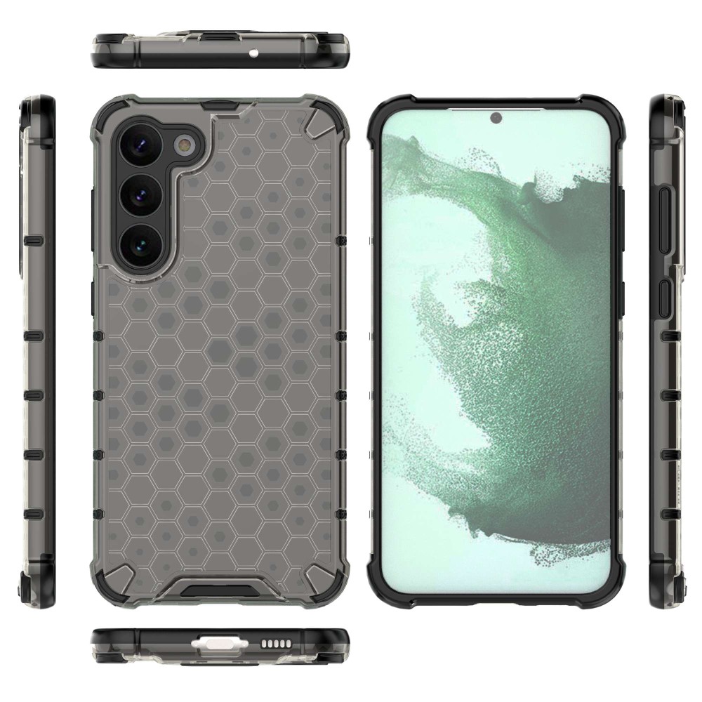  Samsung Galaxy S23 Plus Skal Honeycomb Hybrid Svart