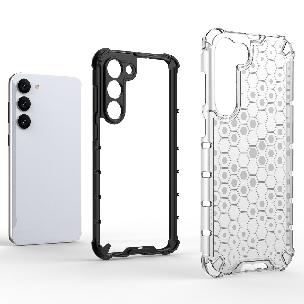  Samsung Galaxy S23 Plus Skal Honeycomb Hybrid Svart