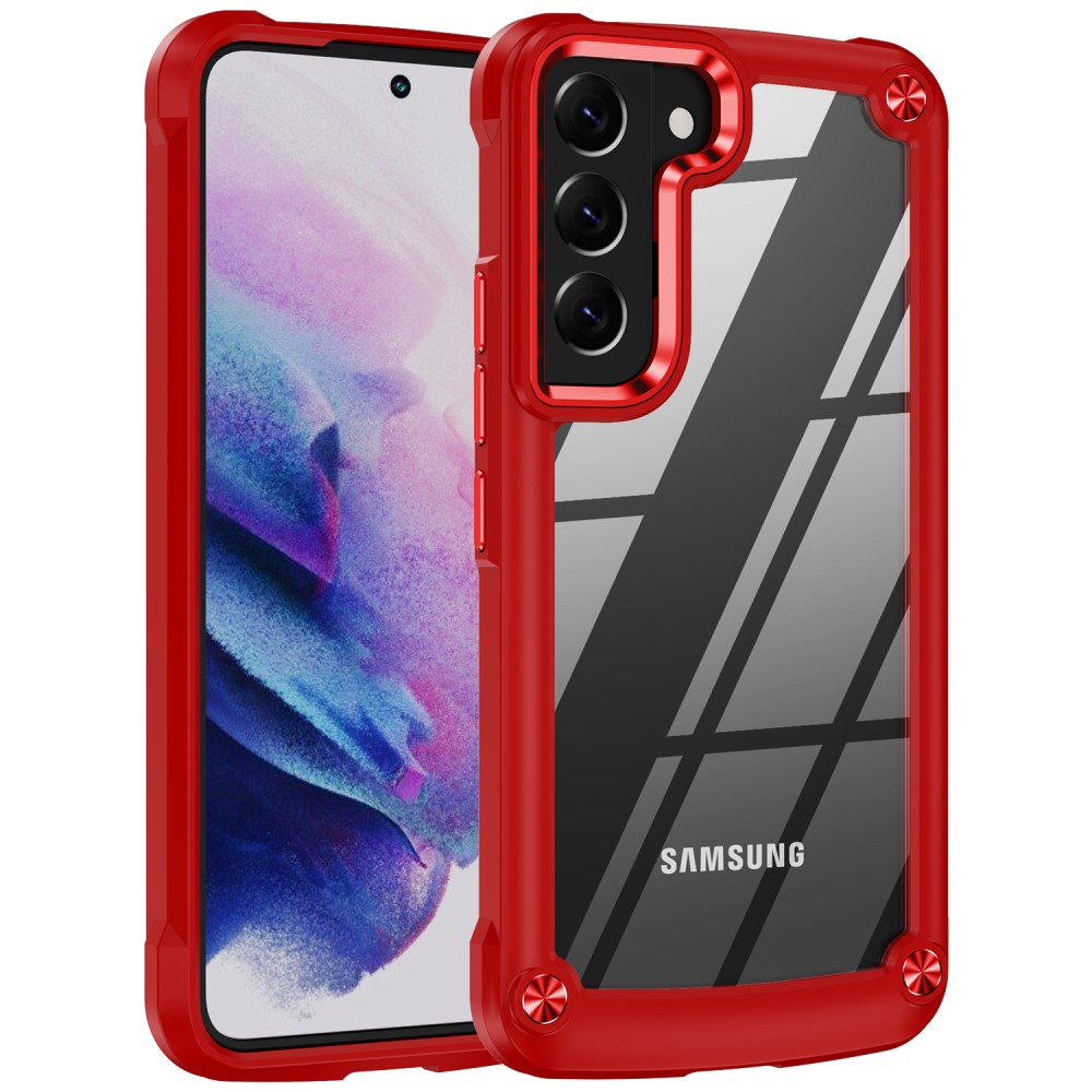  Samsung Galaxy S23 Plus Skal Shockproof Hybrid Röd