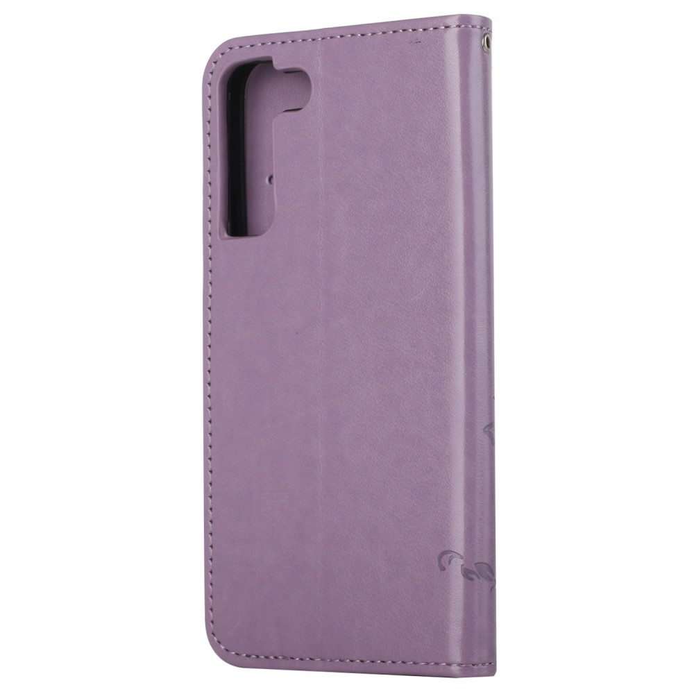  Samsung Galaxy S23 Plus Fodral Med Tryck Lila