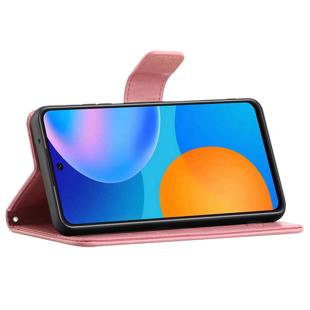  Samsung Galaxy S23 Plus Fodral Med Tryck Rosa