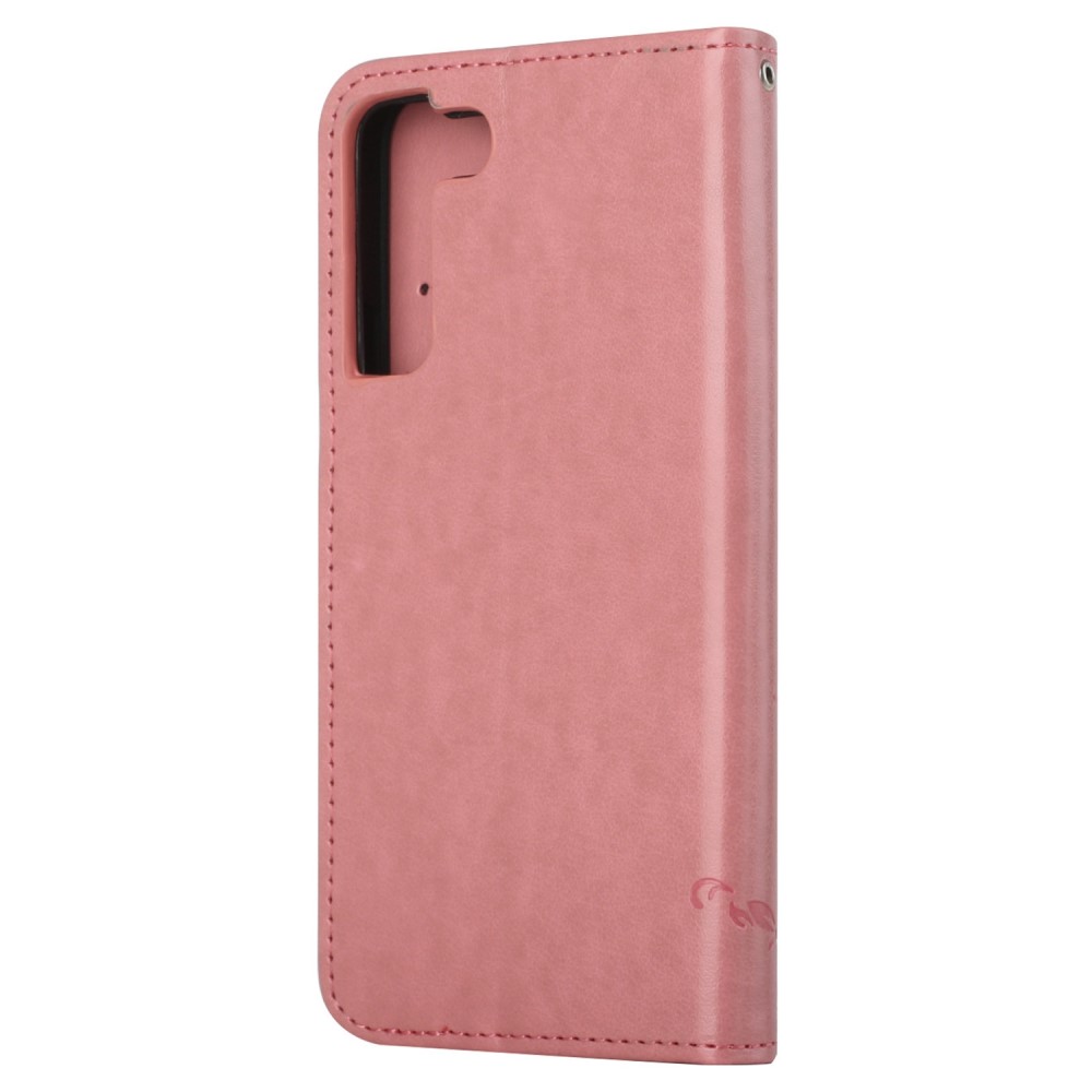  Samsung Galaxy S23 Plus Fodral Med Tryck Rosa