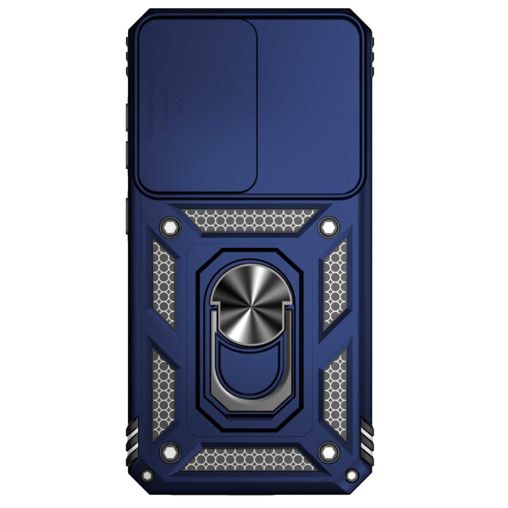  Samsung Galaxy S23 Plus Skal CamShield Ring Blå