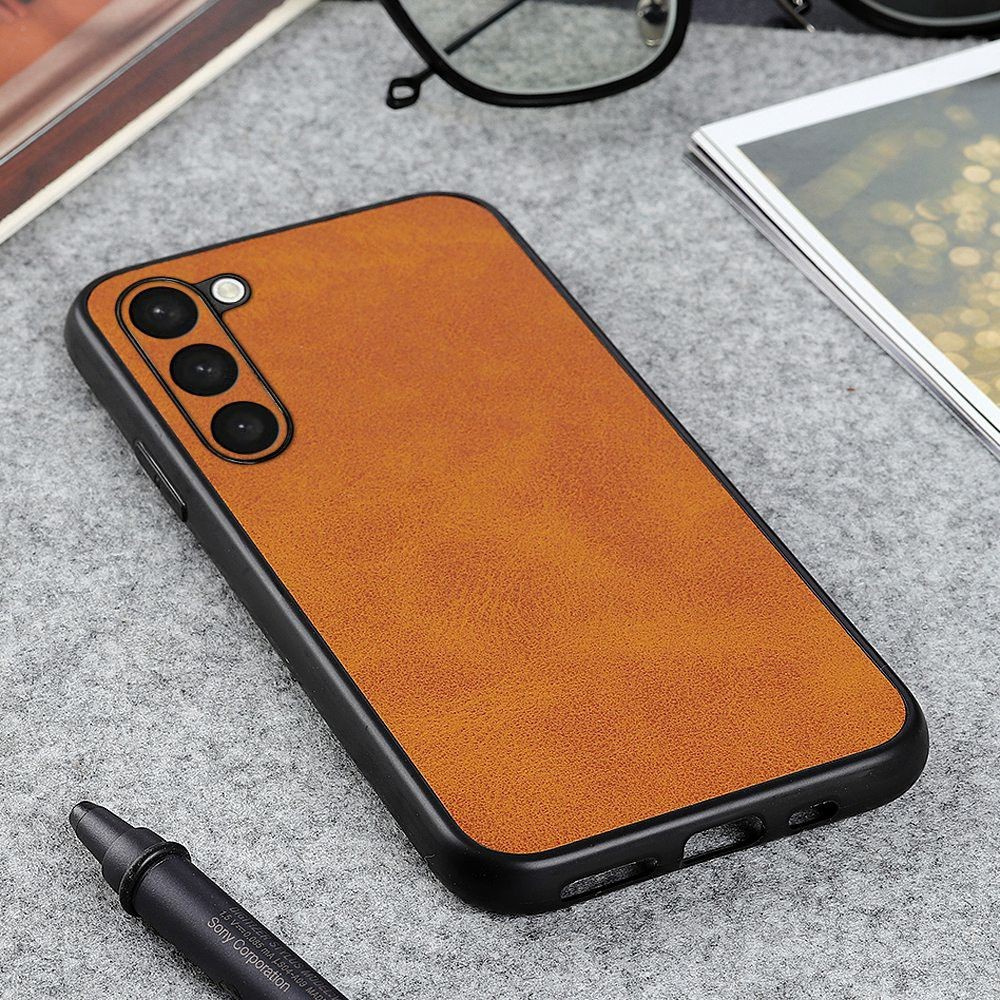  Samsung Galaxy S23 Plus Skal Läderbelagt Brun