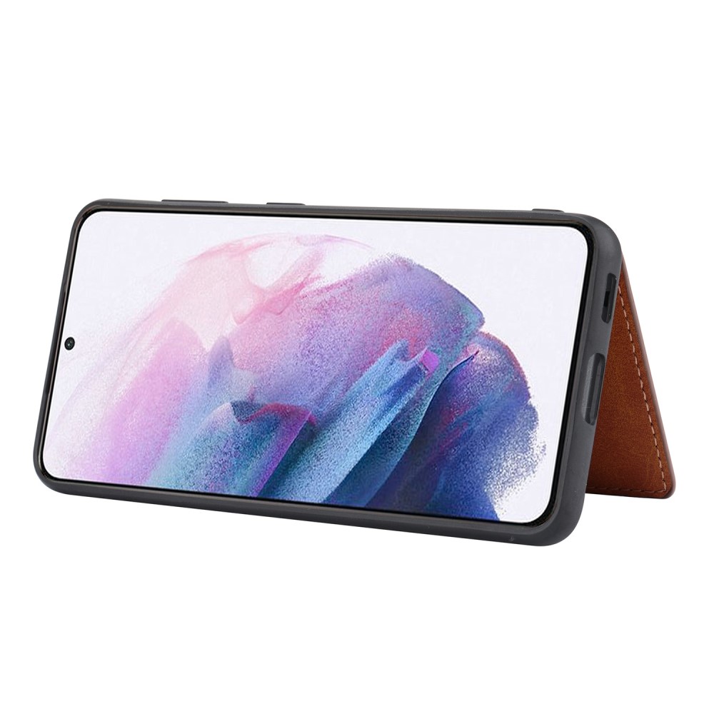  Samsung Galaxy S23 Plus Skal Med Plånbok Brun